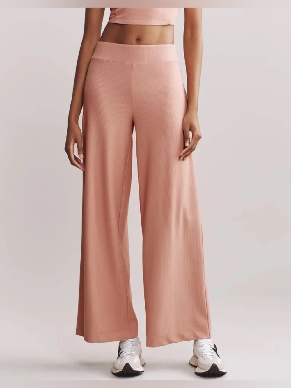 Rhône Ripple Sweatpant Wide Leg‎ Cameo Pink M NWT